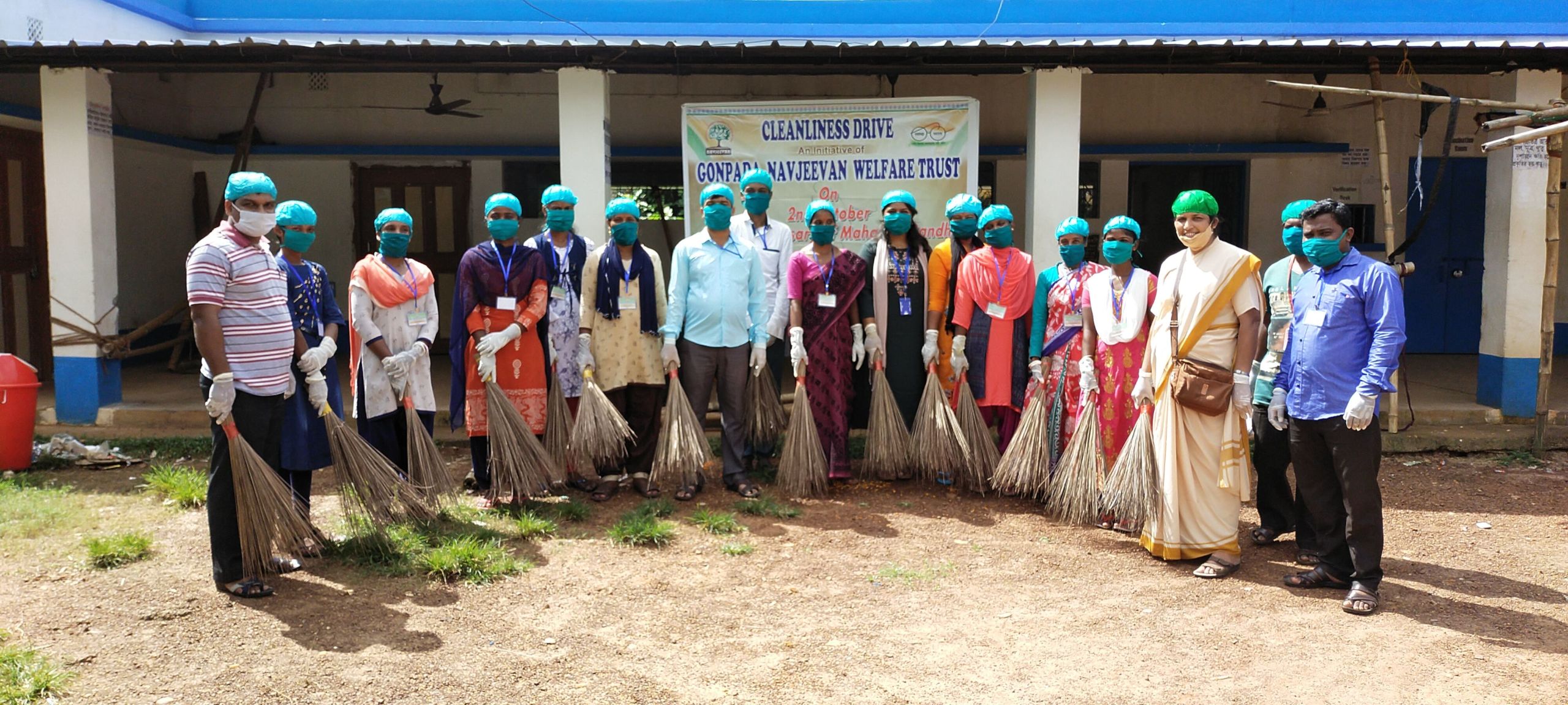 GNWT conducted cleanliness drive on Gandhi Jayanti at Dantan Hospital