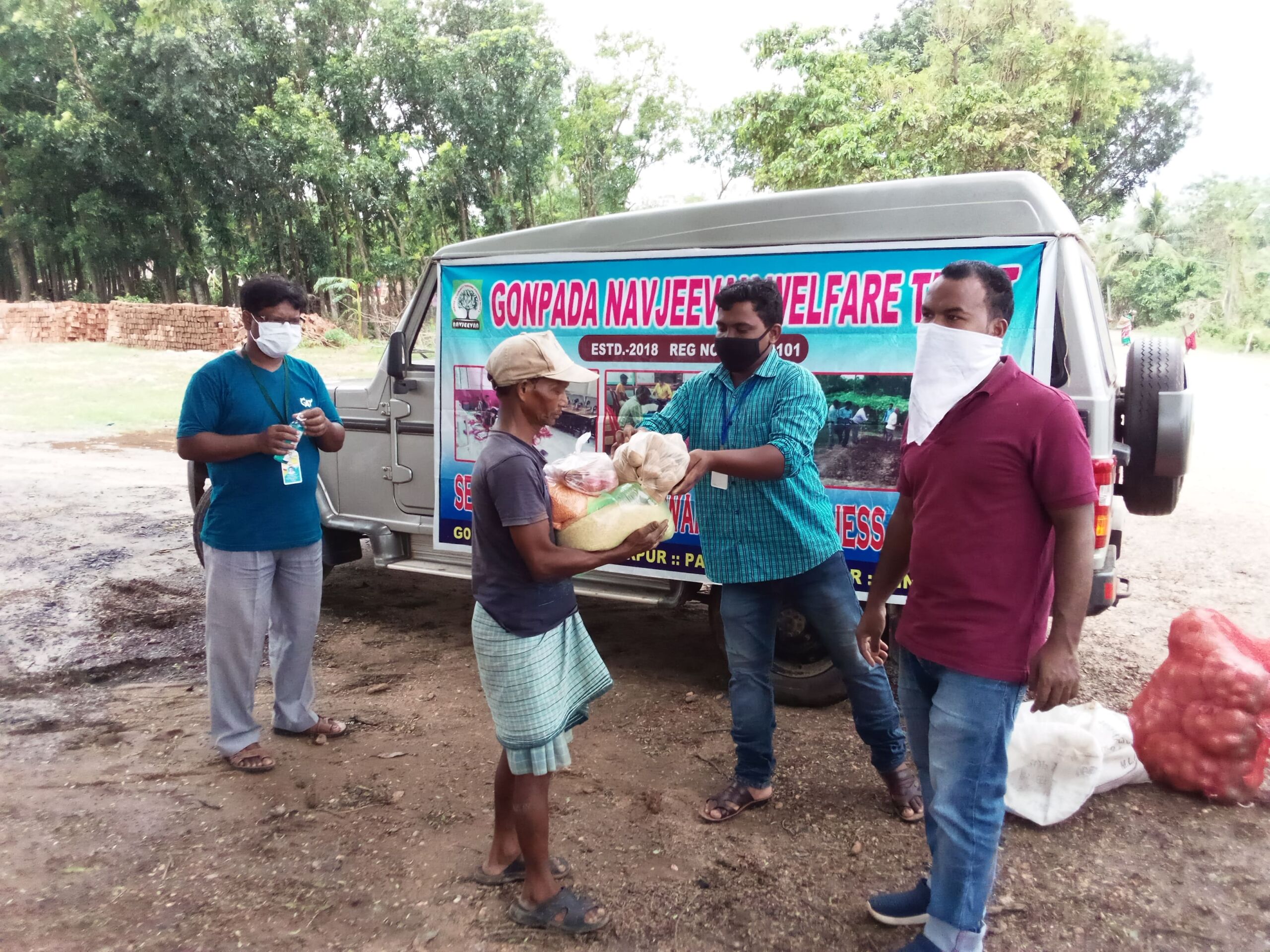 COVID-19 relief programme for the unemployed brick kiln workers