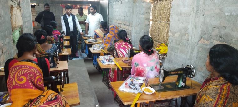 Opening of tailoring Centre at Karat, Jatia